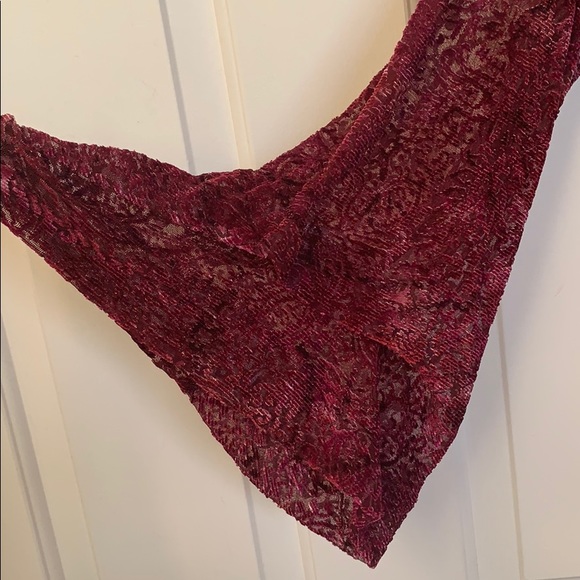 Freee People Gingerberry Burned Velvet Top - Picture 6 of 7